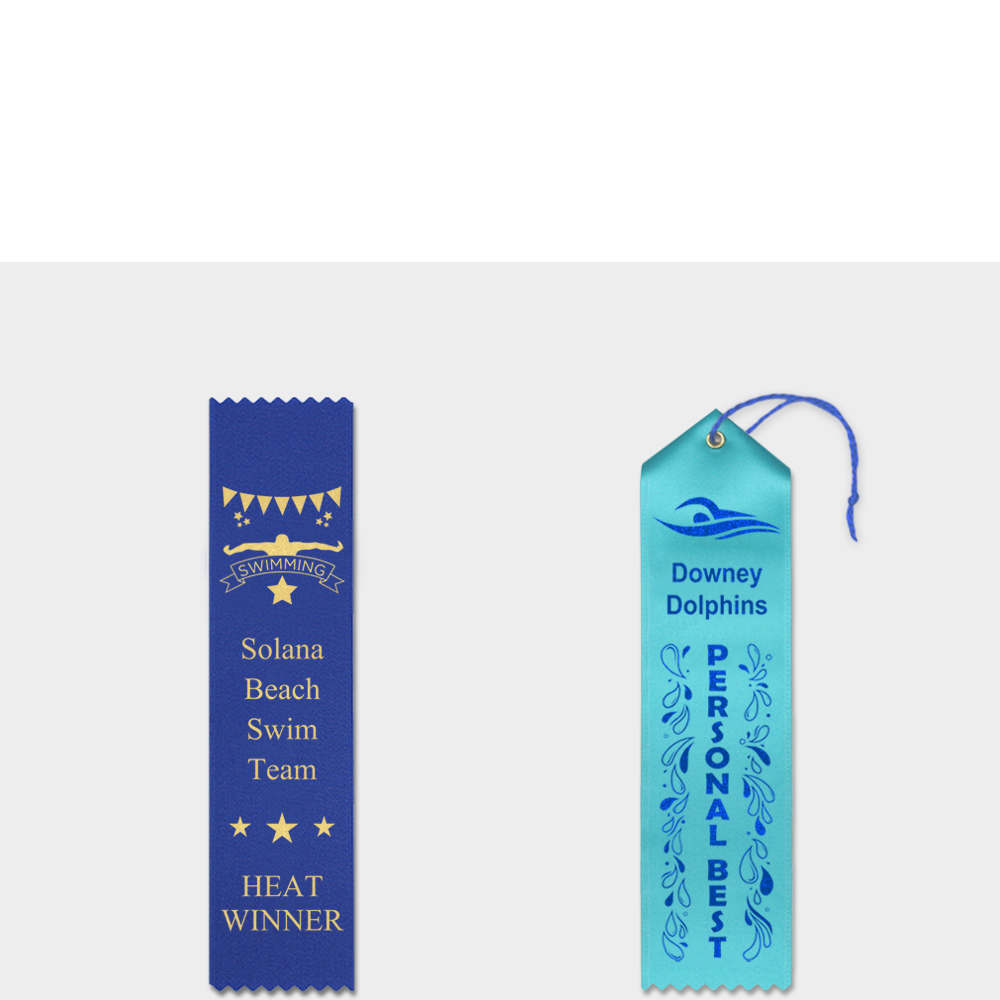 Custom Swimming Ribbons