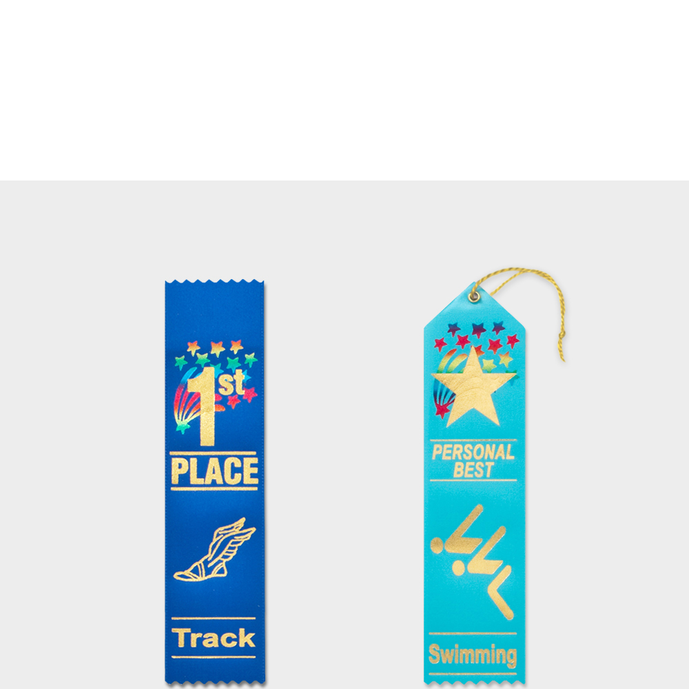 Stock Sports Award Ribbons