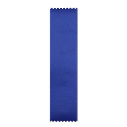 Blank Award Ribbon 2 x 8 Flat