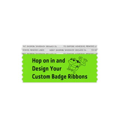 Custom Badge Ribbon 2x4