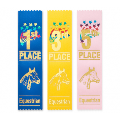 Equestrian Ribbons - Starburst - Flat