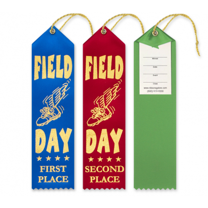 Field Day "A" Ribbons - Carded