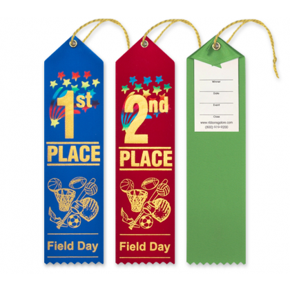 Field Day "B" Ribbons - Carded