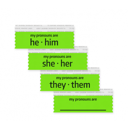 Pronoun Ribbons