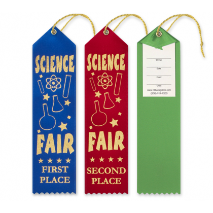 Science Fair "A" Ribbons - Carded